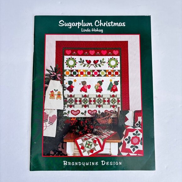 Sugarplum Christmas Quilt Pattern Book L Hohag Brandywine Design Vtg 2004 - Picture 1 of 6